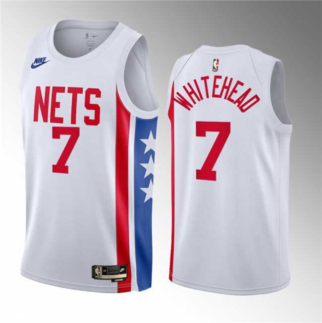 Men's Brooklyn Nets #7 Dariq Whitehead White 2023 Draft Classic Edition Stitched Basketball Jersey,We sell and wholesale Men's Brooklyn Nets #7 Dariq Whitehead White 2023 Draft Classic Edition Stitched Basketball Jersey on line form chian!